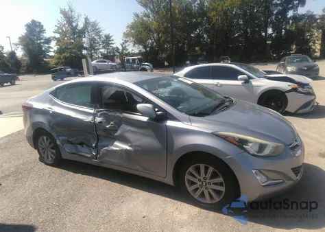 2016 Hyundai Elantra Se из США, поврежденный, VIN 5NPDH4AE2GH687460